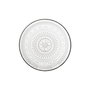 Avet Plato Postre Lidya, Diámetro 20.5 cm, Juego de 6 Unidades, Relieve Externo, Ala Vertical